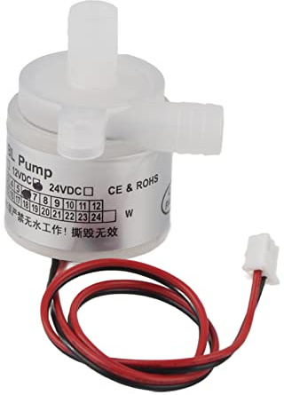 12V DC 6W Mikro Wasserdruckpumpe, Bürstenlose Ultra Leise Mini-Tauchpumpe, ß, Engineering Kunststoff, für Aquarium und Wasser-Kreislaufsystem