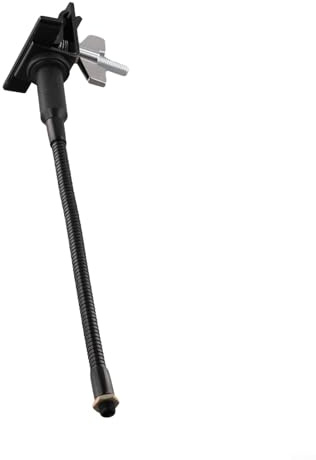 Pince de micro pour batterie avec tige de tension et clip à ressort, conçue pour un support de microphone stable sur basse et caisse claire pour batterie, cou de réglage flexible