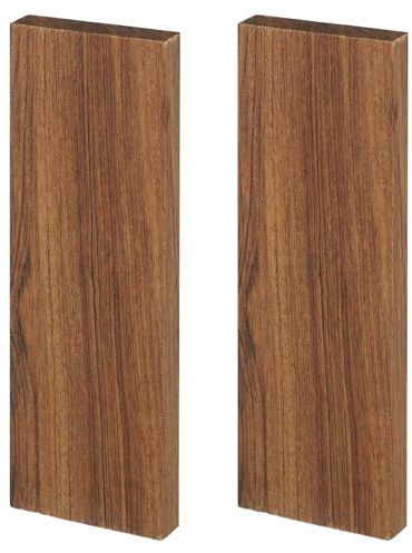 sourcing map 2pcs Knife Handle Material 120x40x10mm, Ironwood | Knife Handle Scales Slabs Custom DIY Tool Material for Knives Making Blanks Blades DIY Crafts