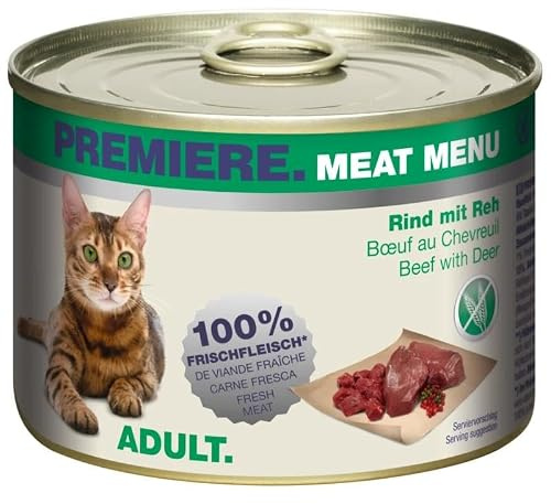 Premiere Meat Menu Adult Rind, REH 6x200g