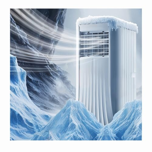 Climatiseur Mobile 9000 BTU, 3-en-1 Climatiseur Portable, Kit Fenêtre Inclus, Télécommande, Silencieux
