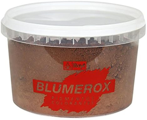 Rayt 1185-71 Pigmento en polvo para interiores y exteriores. Colorante para cemento blanco o gris, cal y yeso. Altísimo poder colorante. Pigmentos de primera calidad. Color MARRON 07. 450 gr