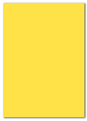 50 DIN A4 Papierbogen Planobogen - Honiggelb (Gelb) - 160 g/m² - 21 x 29,7 cm - Bastelbogen Ton-Papier Fotokarton Bastel-Papier Ton-Karton - FarbenFroh