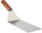 8” Extra-Large Sturdy Stainless Steel Spatula Hamburger Turner with Strong Wooden Handle – Professional Commercial Food Flipper Scraper for Grilling Cooking, Baking for Your Flat Top Restaurants