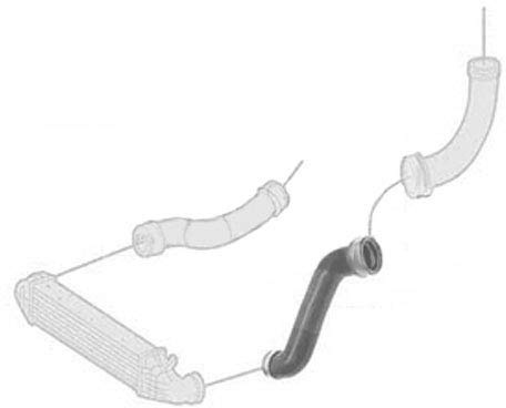Borg & Beck BTH1339 Turbo Hose To Fit Merc 211 E280CDI E320CDI 02-09