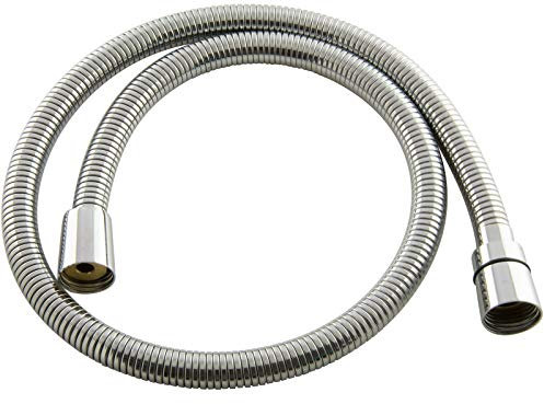 PaulGurkes Brauseschlauch Drehkonus 90cm Duschschlauch silber Metallschlauch 0,9m