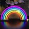 QiaoFei Rainbow Neon Light Sign,5 Colors-Rainbow LED Lamp Wall Sign for Cool Light,Wall Art,Bedroom Decorations,Home Accessories,Party, Table LED Night Lights