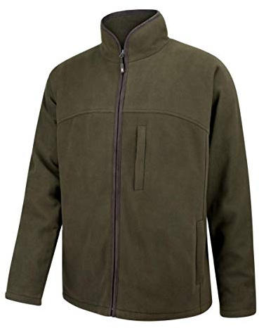 Hoggs of Fife Ghillie II Waterproof Padded Fleece Jacket - 320g anti-pill polar fleece, Quilted polyester lining