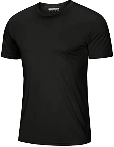 MAGCOMSEN Rashguard Homme Manches Courts T Shirt Anti UV UPF 50+ Sechage Rapide Léger pour Surf Natation Sports