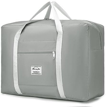 SPAHER Reisetasche 55x40x20 handgepäck Koffer Groß Faltbare Ryanair Handgepäck Tasche 55x40x20 TUI Airways Lufthansa Reisetasche Koffer Reise Duffle Bag Holdall wasserdichte Handtasche 45L