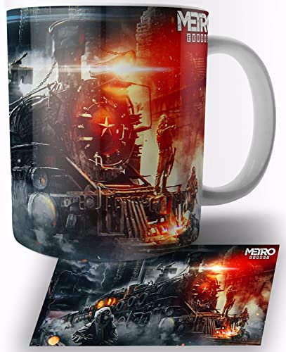 Metro Exodus Keramik Becher 325ml Tasse Mug