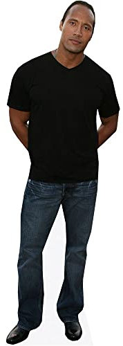 Dwayne 'The Rock' Johnson (Jeans) Pappaufsteller lebensgross