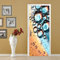 3D Tür Wandaufkleber Seifenblasen-Landschaft Fototapete Türfolie Poster Tapete Meer Aufkleber DIY Selbstklebende Wandbild PVC Wasserdichte Tapete B100 x H200cm