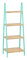 Badezimmer Regal Natur Mint Bambus Kiefer Holz 40 x 109,3 x 30 cm