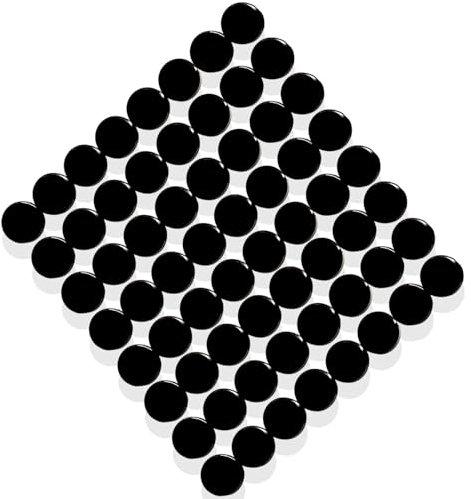 PYJLBX Fridge Magnets, 80pcs Whiteboard Magnets, Fridge Magnets for Adults (Black)