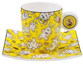 Espressotasse Magic Bunnies Gold - Mauro Bergonzoli