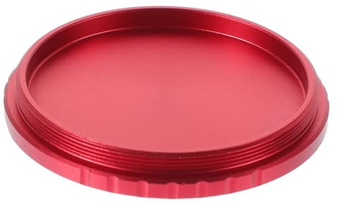 AOKWAWALIY Teleskop-Zubehör, Telekonverter-Zubehör, Staubschutz, Metall-Staubkappen, Teleskop-Okular-Staubkappen, Staubkappen für Telekonverter, Okulare, Aluminiumlegierung, roter Gewindeverlängerer,