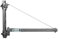 SUPPORTO BRACCIO ASTA A BANDIERA GIREVOLE PARANCO MONTACARICHI 250kg/110cm COMPA