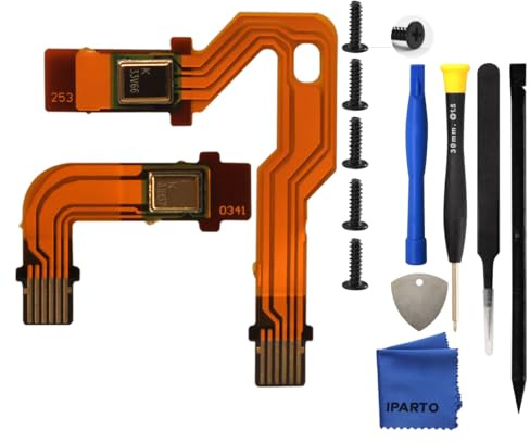 iParto [Câble flexible gauche et droit pour microphone Sony PlayStation 5 - Remplacement pour manette PS5 DualSense V1 BDM-010
