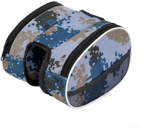 GLOBALHUT Leichte und praktische Fahrrad-Frontträgertasche, wasserdichte Oberrohr-Werkzeugtasche (Camo 1), T7WOS010N821B816CF6SE59