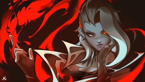 Valorant Gaming Mouse Mat Large XXL Long Extended Pads Big Mousepad Keyboard Mouse Pad Desk Pad Home Office Decor Accessories for Computer Pc Laptop (jett) (Fade)