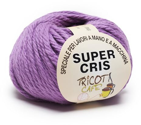 Super Cris by Tricot Cafè - Filato misto lana per creazioni invernali - Ciclamino 8997