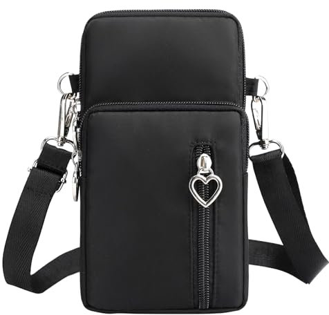 COLANANA Crossbody Bags Mobile Phone Wallet Bags,Women Crossbody Phone Bag with Detachable Adjustable Straps,Armband,Large Capacity Women Girl CellPhone Purse with Headphone Port