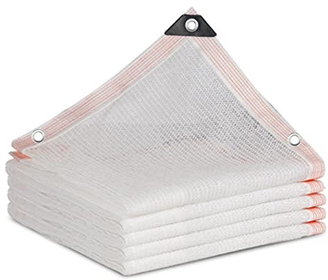 Toile d'ombrage pour plantes de jardin, pergola, arrière-cour, 55 % - Blanc - 2 x 4 m