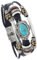 Kboutiques 4 Stück Lederarmbänder für Herren und Damen, geflochten, Kordel, Baum des Lebens, Vintage-Armband, verstellbar, Schwarz/Braun, Einheitsgröße, One Size, Bohemian, Leder (Dunkel)