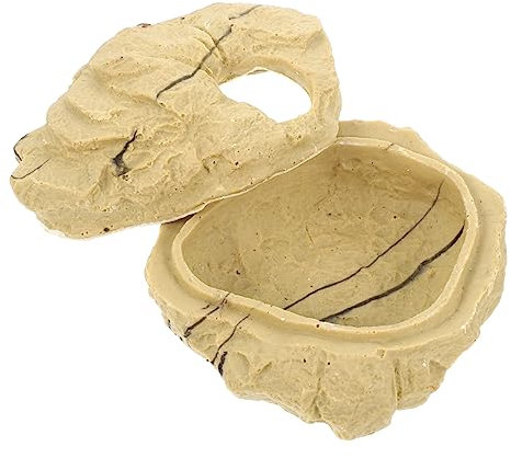 BUGUUYO Höhlen Für Reptilien Versteckhöhle Für Terrarium Reptilienhaus Krabbelunterschlupf Geeignet Für Einsiedlerkrebse Spinnen Und Eidechsen Bietet Sicheren Unterschlupf