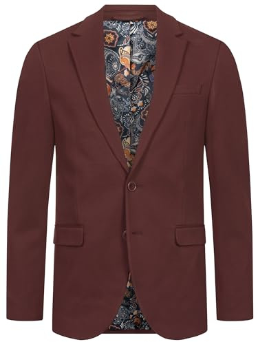 JEFF Herren JFEzra Sakko Jackett Klassische Moderne Anzugjacke mit Stretch | Eleganter Businessblazer mit elastischem Material, Einreiher, Freizeitblazer, Anzugjacke, stilvolle Oberbekleidung für Männer