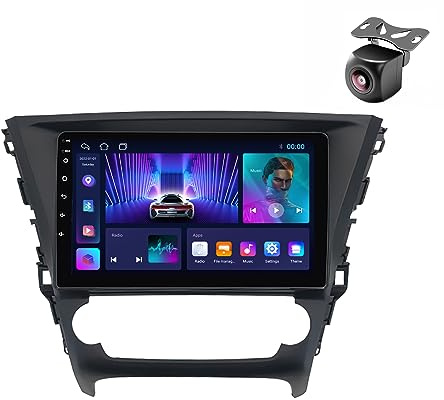 Android 14 Autoradio für Toyota Avensis Touring Sports 2015 2016 2017 2018 GPS Navigation 9 Zoll Kapazitiver Touchscreen Auto Stereo Mit Radio SWC FM RDS BT Carplay Android Auto (M100CP 4core 1+32G)