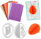 OTCRAFT 8-teiliges Set mit Waben-Papierblöcken und Ostereiern, Stanzformen-Set mit Magneten. Für DIY-3D-Bastel- und Pop-Up-Karten, 30 Schichten, 2 cm Klebelinie, Basteln, Kartenherstellung