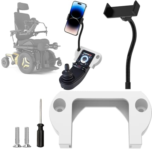 WSBXBB Soporte para teléfono diseñado para Permobil y Quickie R-NET Joystick (modelos: PJSM, CJSM2) Powerchair (PJ)