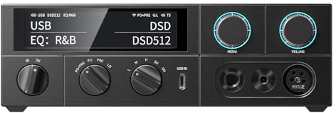 FiiO K15 Desktop DAC and Headphone Amplifier (Black)