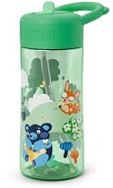 Affenzahn Trinkflasche Wilde Wiese - Grün | Mit buntem Motiv, wiederverwendbar, spülmaschinengeeignet und 430 ml Fassungsvermögen für den täglichen Gebrauch