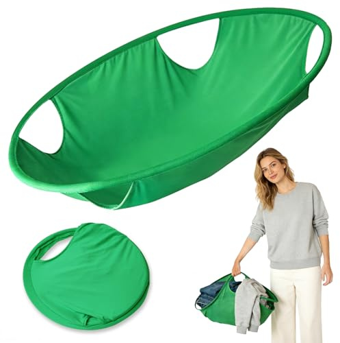 Ballery Cesto de ropa plegable, cesto de ropa plegable desplegable, recogedor de ropa portátil, cesta para ropa sucia que ahorra espacio para lavadoras/secadoras de carga frontal.