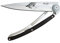 Deejo Taschenmesser NATURE FLIEGENHAKEN, 37 g, Stahl AISI 420, Liner-Lock, Grenadill, Gürtelclip, Deejo-Box
