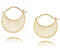 Pernille Corydon Daylight Creolen Gold - Ø22 mm Damen Ohrringe rund Silber 925 18k vergoldet - E571g