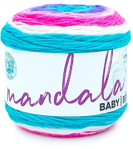 Lion Brand Yarn Company 526-209 Mandala Baby Garn, Unicorn Cloud, Acryl, 1er Pack (1 x 1 Stück)