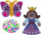 Hama MAXI Perlen - Stiftplatte 8218 Schmetterling und 8223 Prinzessin + 25 HPT Leuchtperlen 10mm Maxi (Leuchten im Dunkeln)