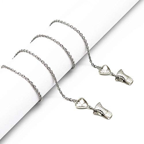 Mimimelon Crystal Eyeglass Necklace Strap Glasses Lanyard Chain Sunglasses Holder Clip