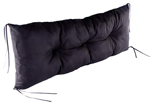 4myBaby GmbH Best for Garden Sitzkissen für 2 Personen Bank Bankauflage 120x40x13-16 cm in vielen Farben (Anthrazit)