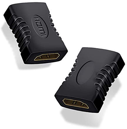 VMOJO 2 connettori per adattatore HDMI | HDMI femmina a HDMI femmina tipo A | Full HD 1080p HDR ARC ad alta velocità con Ethernet, contatti placcati oro