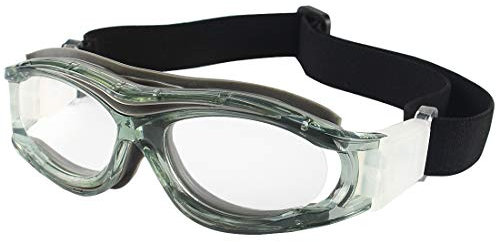 Andux Niños Baloncesto Fútbol Fútbol Deportes Gafas protectoras Gafas Gafas de seguridad para ojos LQYJ-04 (Gris)