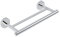 Sayayo Porta Asciugamani Bidet Doppio Porta Asciugamano 30CM Portasciugamani Bagno da Parete, in Acciaio Inox 304 Cromo Lucido Base Rotonda