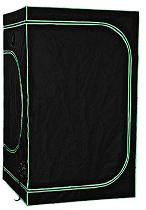 RONGJJ Carpa De Cultivo Hidropónica De Mylar Reflectante con Ventana De Observación Y Bandeja De Suelo Impermeable para El Cultivo De Plantas De Interior 120X120X200CM