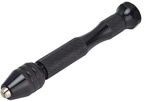 Nimomo Mini Trapano a Mano, Pin Vise Hand Drill Rotary Tools, 0.3‑3.4mm Mini Trapani a Mano per Modellismo Fai-Da-Te, La Produzione Di Gioielli, Intaglio Artigianale, Lavorazione Del Legno