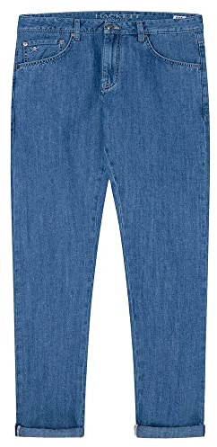HACKETT LONDON Herren Linen Denim Jeans, 30W/30L