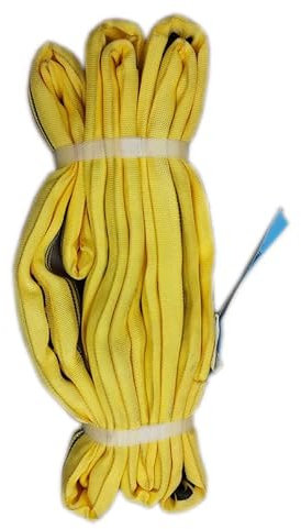 ALFA LOGISTIK Rundschlinge 6m Umfang 3t Tragkraft - Polyester Rundschlinge EN1492-2 - Kompatibel mit PKW, LKW, Lieferwagen, Motorrad - Lila, Grün, Gelb